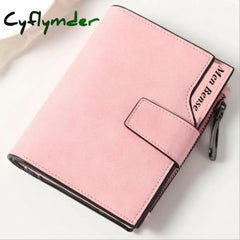 Short Wallet Women’s Leather Genuine Small Zip Purse Coin Sac Femme Luxury Brand Porte Feuille