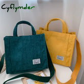 Small Corduroy Bag Women’s Shoulder Designer Girls Handbags Female Shopper Crossbody Vintage Book