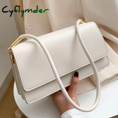 Soft Pu Leather Baguette Shoulder Bags For Women Simple Armpit Bag Lady Handbags Female Trend Solid