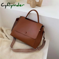 Solid Color Large Capacity Handbags For Women Female Shoulder Bag Retro Daily Totes Lady Elegant