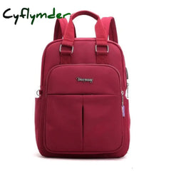Top-Handle Usb Charging Women Backpack Large Capacity Casual Travel Rucksack Preppy Student School