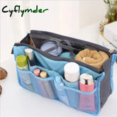 Tote Cosmetic Bag For Women Double Zipper Makeup Toiletries Storage Bags Large Nylon Travel Kit