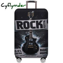 Tripnuo Thicker Blue City Luggage Cover Suitcase Protective For Trunk Case Apply To