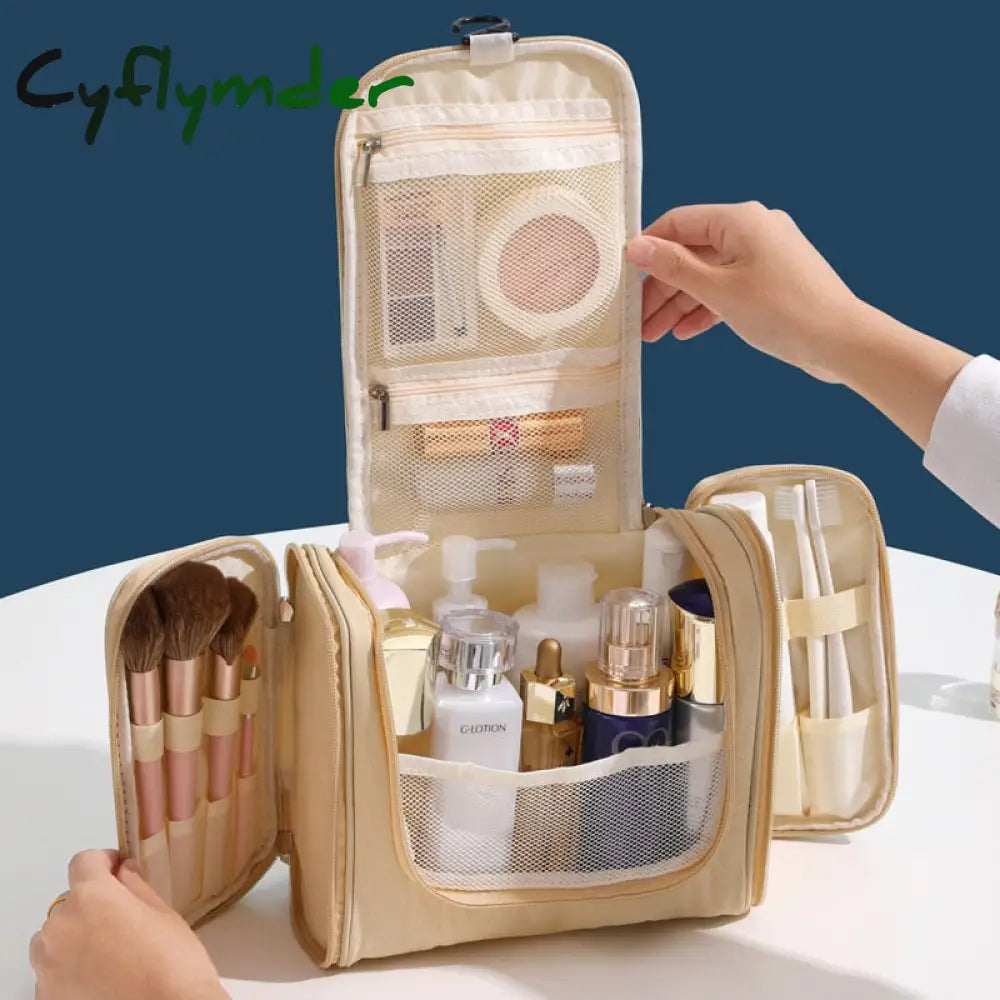 Waterproof Travel Organizer Bag Unisex Women Cosmetic Hanging Makeup Bags Washing Toiletry Kits