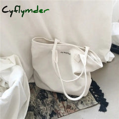 Women Canvas Tote Bag Fashion Korean Cloth Reusable Shopping Casual Lady Shoulder Large Capacity