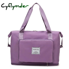 Women Tote Bag Foldable Large Capacity Gym Bags Shoulder Training Travel Handle Handbag Yoga Sport