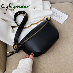 Women Waist Packs Leather Fanny Letter Belt Bags New High Quality Shoulder Wild Messenger Fashion