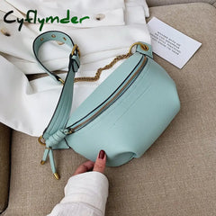 Women Waist Packs Leather Fanny Letter Belt Bags New High Quality Shoulder Wild Messenger Fashion