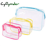 Women’s Cosmetic Bag Pvc Transparent Toilet Bags Travel Cosmetics Toiletry Kit Holder Organizer
