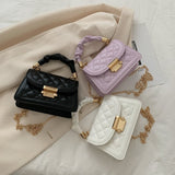 Cyflymder Fashion New Crossbody Bag Women Casual All-match Shoulder Bags Texture Handbag Small Square Bags