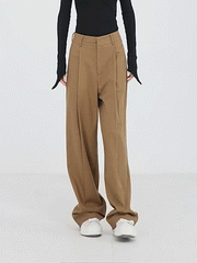 Cyflymder- Basic Baggy Wide Leg Dress Pants