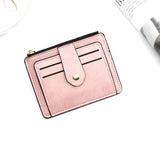 Cyflymder Luxury Small Men's Credit ID Card Holder Wallet Male Slim Leather Wallet with Coin Pocket Brand Designer Purse for Men Women