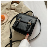 Cyflymder Elegant Female Solid Color Tote bag New High Quality PU Leather Women's Designer Handbag Vintage Shoulder Messenger Bag