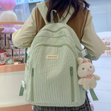 Cyflymder Backpack for Elementary School Girl Waterproof Oxford Cloth Pink Sac Enfant School Bags Kids Backpack Girls Cute Bow Kids Bag New Year Gifts for Child