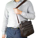 Cyflymder Luxury Woven Leather Messenger Bags Men Shoulder Bags Fashion Design Men's Crossbody Bags Male Business PU Handbags Men Bags