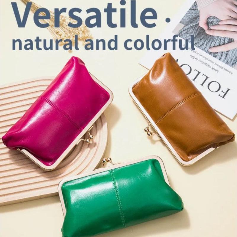 Cyflymder Genuine Leather Women Wallet Long Clip Women Purse Clutch Brand Designer Cow Leather Ladies Wallet Female Phone Purse