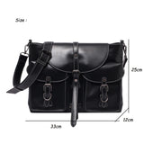 Cyflymder Retro Multiple Pockets Bag PU Leather Crossbody Bags for Women Hit Trend Women's Branded Trending Side Bag Shoulder Handbag