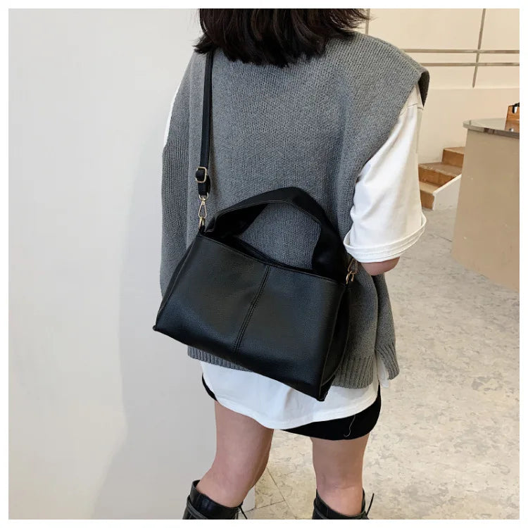 Cyflymder  Women handbag new Brand Trendy Lady Shoulder bags Luxury Totes Soft PU Leather Crossbody Bags bolsas Casual big totes beige
