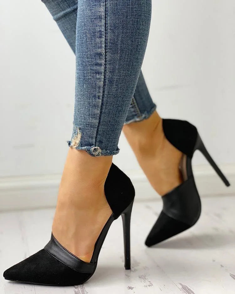 Cyflymder  Stiletto Heeled Shoes Pumps Spring Sexy Thin High Heel Pointed Toe Red Leopard Grain Slides Lady Dress Party Shoes