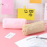 Cyflymder Cute Plush Pencil Pouch Pen Bag for Girls Kawaii Stationery Large Capacity Pencil Case Pen Box Cosmetic Pouch Storage Bag