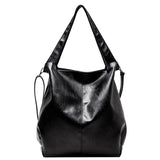 Cyflymder Soft Leather Shoulder Bags Luxury Handbags Women Large Capacity Bags Large Capacity Top Handle Bag Women's Tote Bag Crossbody