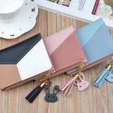 Cyflymder Spring and Autumn New Wallet Short Women Wallets Zipper Purse Luxury Brand Wallets Trendy Coin Purse Card Holder Pu Leather