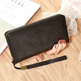 Cyflymder Brand Designer Wristband Wallets Women Many Departments Clutch Wallet Female Long Large Card Purse Ladies Handbag
