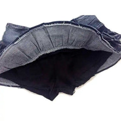 Cyflymder  Denim Micro Mini Skirts Crotch Thong Detail Jeans  Sexy Tight For Female Temptation Disco/Pole Dance Hotpants Clubwear
