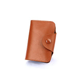 Cyflymder Genuine Leather Men Business Card Holder Wallet 15 Bits Card Case Bank Credit Card Case ID Holders Women Cardholder Porte Carte