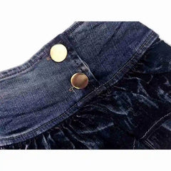 Cyflymder  Denim Micro Mini Skirts Crotch Thong Detail Jeans  Sexy Tight For Female Temptation Disco/Pole Dance Hotpants Clubwear