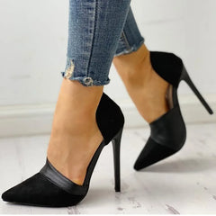 Cyflymder  Stiletto Heeled Shoes Pumps Spring Sexy Thin High Heel Pointed Toe Red Leopard Grain Slides Lady Dress Party Shoes