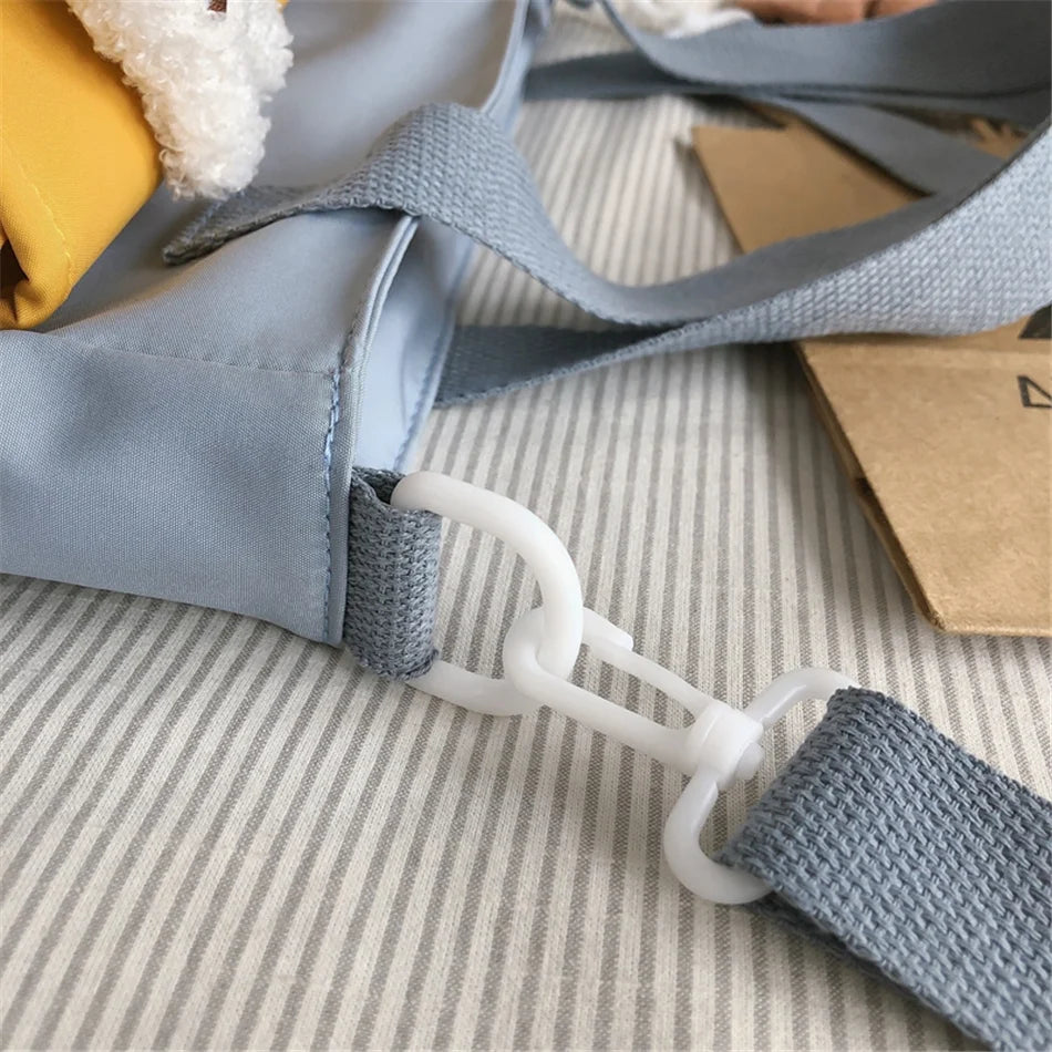 Cyflymder  Large Capacity Tote Bags Trendy Nylon Patchwork Shoulder School Book Bag for Teenage Girls Fashion Student Handbag Crossbody Sac