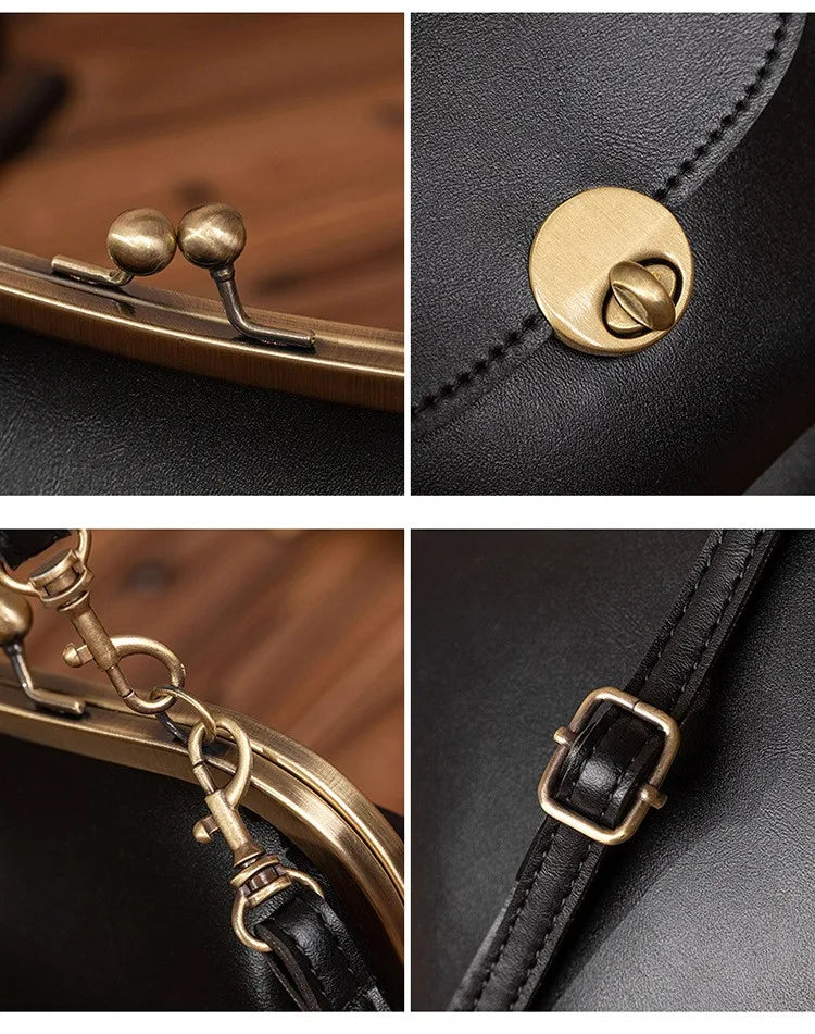 Cyflymder  women shoulder bags Korean style Metal Buckle clip Ladies Handbags PU Leather lady Sling bag female Crossbody Bag purses
