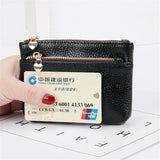 Cyflymder Fashion Lychee Pattern Pu Leather Coin Purse  Mini Change Purses Women'S Wallets Card Holder Zipper Pouch Key Pocket Case