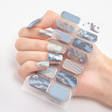 Cyflymder Patterned Nail Stickers Wholesale Supplise Nail Strips for Women Girls Full Beauty High Quality Stickers for Nails
