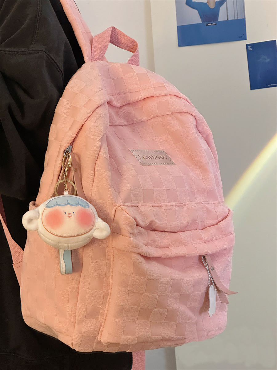 Cyflymder Women Cute Backpack Large Capacity Female Harajuku School Bag College Lady Kawaii Nylon Backpack Fashion Book Girl Bag Student