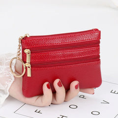 Cyflymder Fashion Women Wallet Clutch Three Zip Female Short Small Coin Purse New Brand Design Soft Mini Card Holder Wallet Money Bag