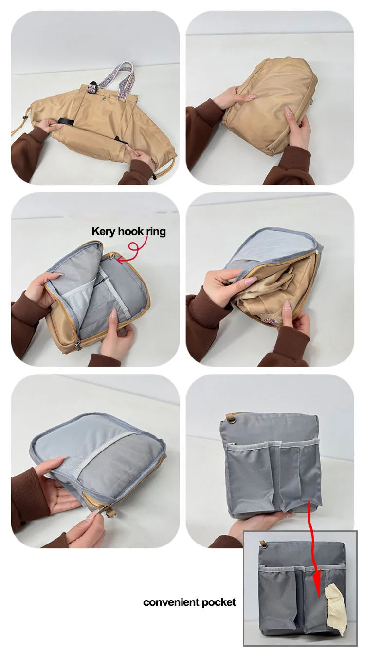 Cyflymder  Sport Versatile Backpack Gym Yoga Fitness Bag Large Drawstring Handbag Shoulder Women Tote Outdoor Shopping Rucksack Mommy Bag