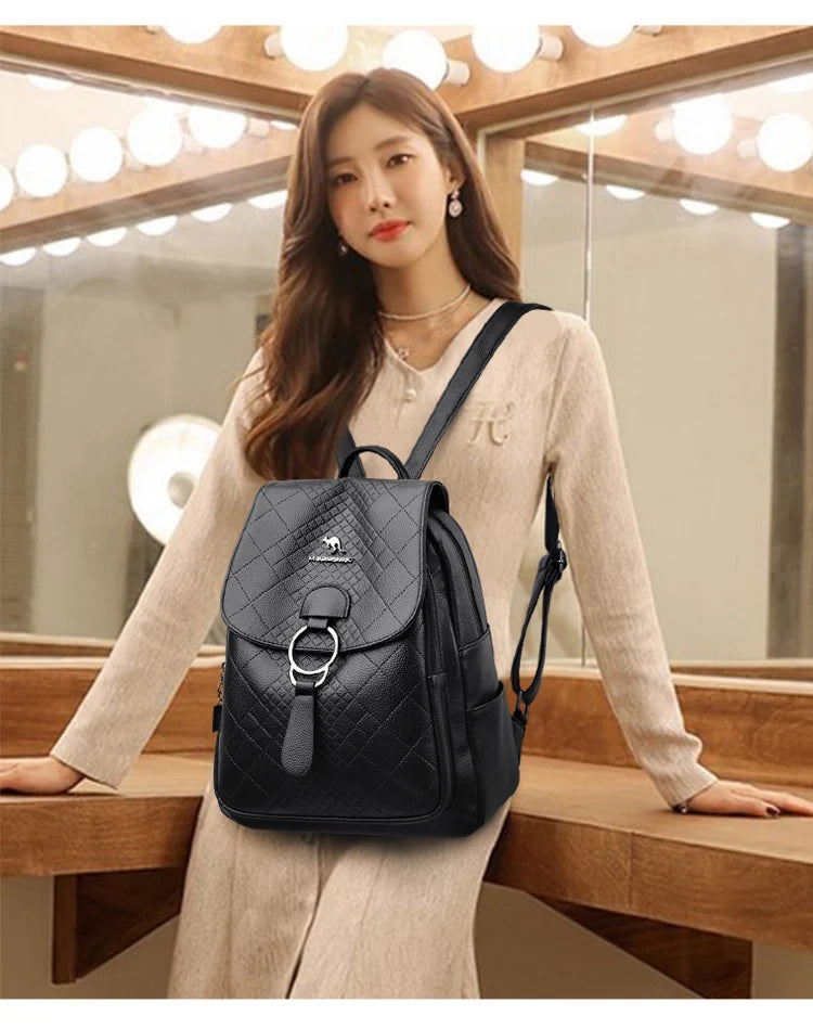 Cyflymder  Luxury Women Backpacks for Girls Casual Daypack Vintage Backpack School Bags for Girls Rucksack Mochila Sac A Dos
