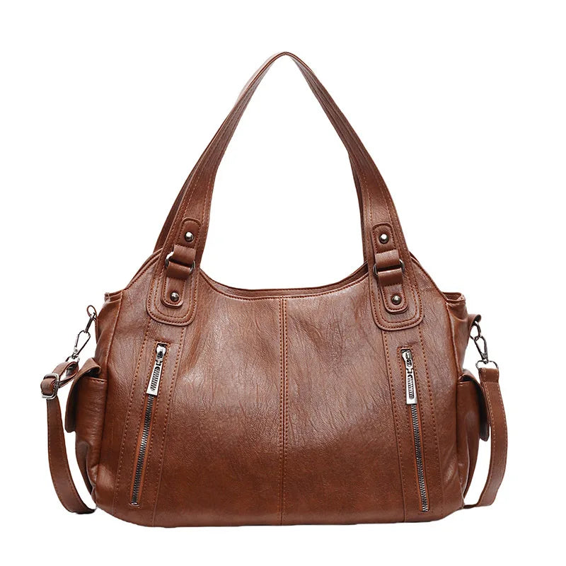 Cyflymder  High Quality Women's Bag Shoulder Bag Versatile Casual Large Capacity Commuter Zipper Handbag Ladies Hand Bags Tote Bags