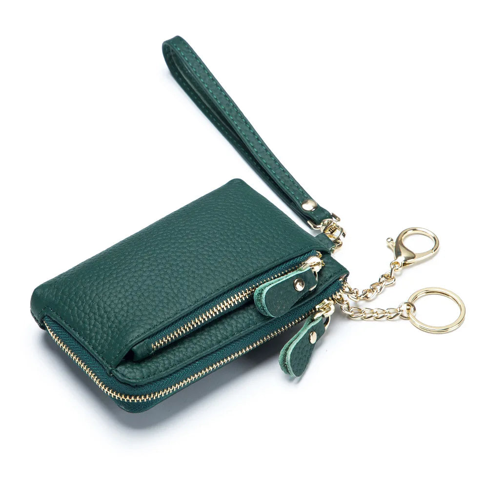 Cyflymder  Leather Coin Purse Handheld mat Multi-Functional Storage Bag New Sle Busin OL ort Wallet for Youth ex