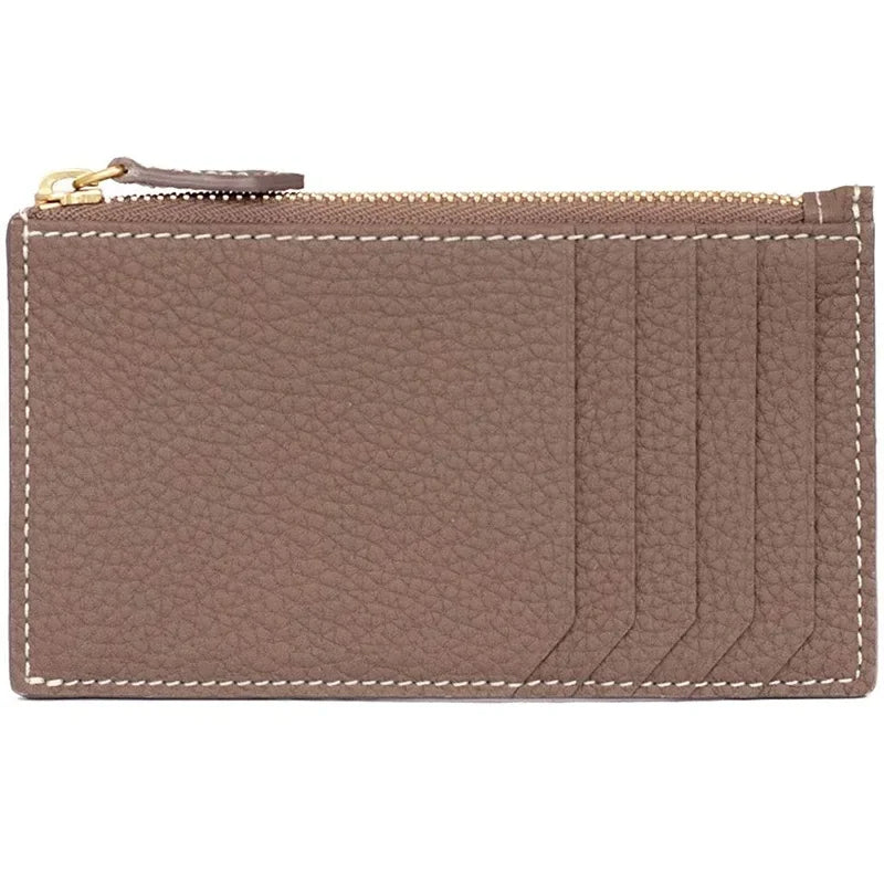 Cyflymder  Ultra-Thin Leather Coin Purse Short Size Simple Design New Women's Card Holder Wallet from Japan RuiTeng Brand Quality Assured