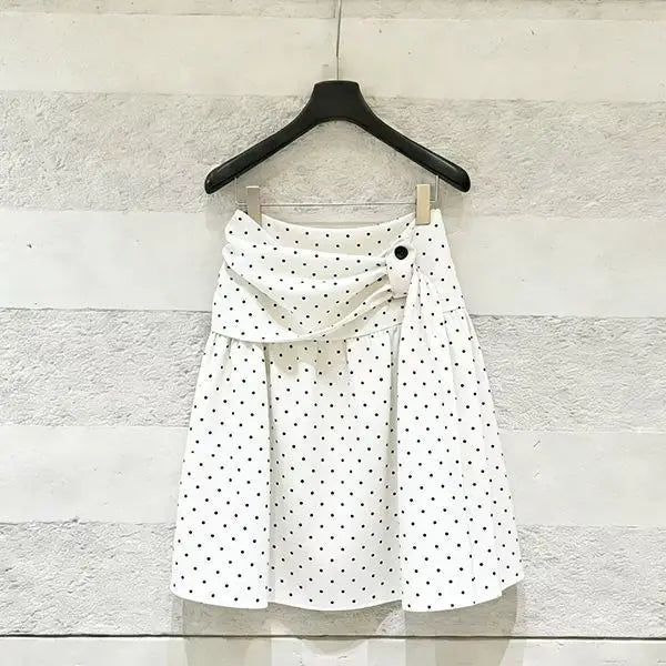 Cyflymder  Polka Dot Skirt Y2k 2000s Vintage Harajuku Korea Midi Skirt Punk Summer Hot Girl Fashion Elegant Women's Skirts Basics Hot Girl