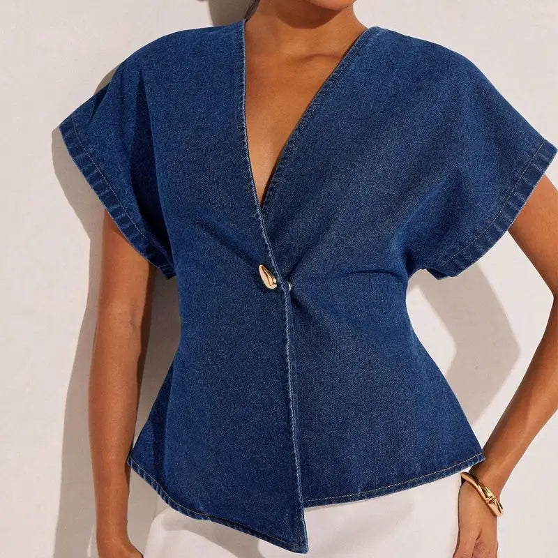 Cyflymder  Temperament Vest Women's Shoulder Sleeves Waist Display Fashion