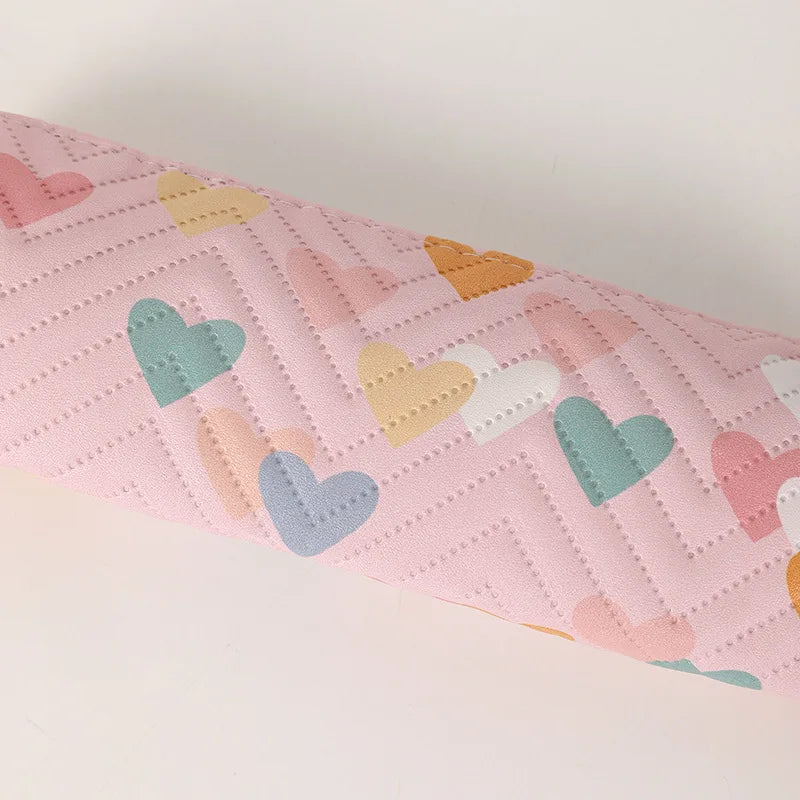 Cyflymder  1 Piece Small Cute Design Pencil Pouch for Student Sweet Heart Pencil Case Small Portable Pen Eraser Storage Bag School Supplies