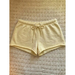 Cyflymder  Retro High-end Loose Pajama Pants Women's Spring New Shorts Drawstring Home Pants Can Be Worn Outside