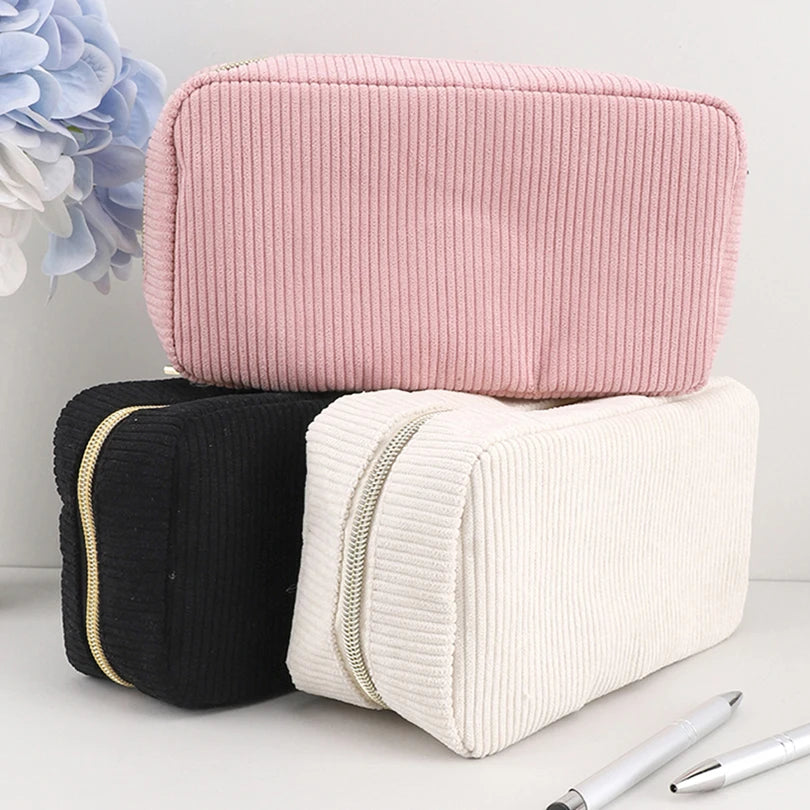 Cyflymder  Pencil Case Estuche Escolar Pencil Pouch Stationery Corduroy Pen Case Trousses Scolaires School Supplies Kalemlik Pencils Case