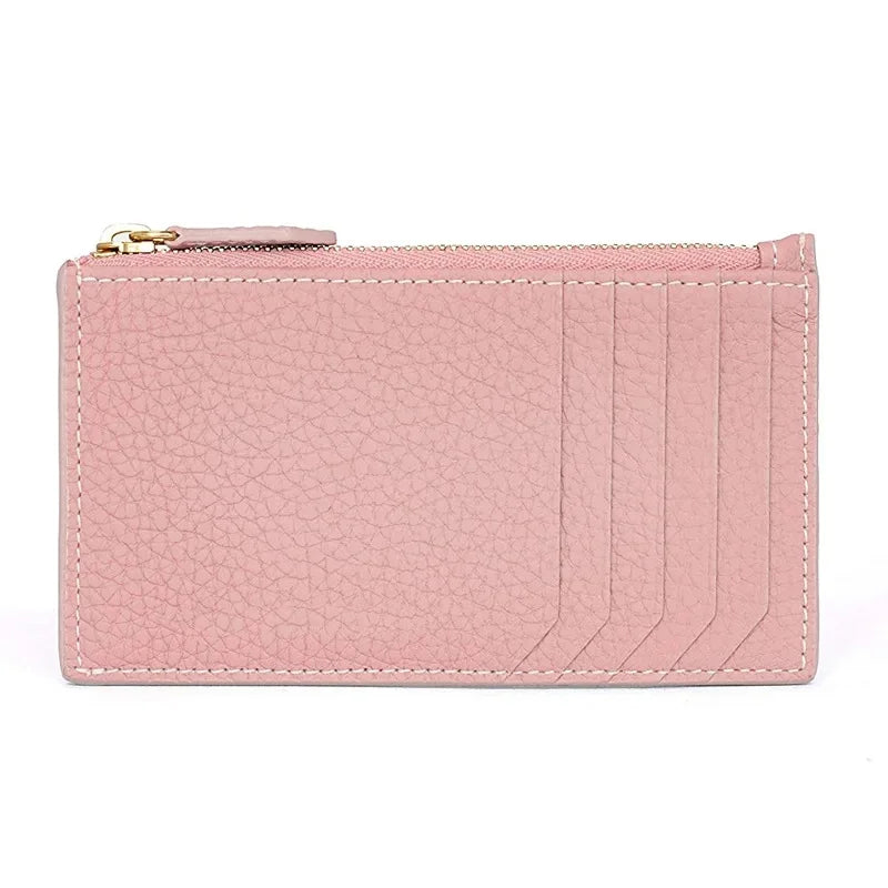 Cyflymder  Ultra-Thin Leather Coin Purse Short Size Simple Design New Women's Card Holder Wallet from Japan RuiTeng Brand Quality Assured