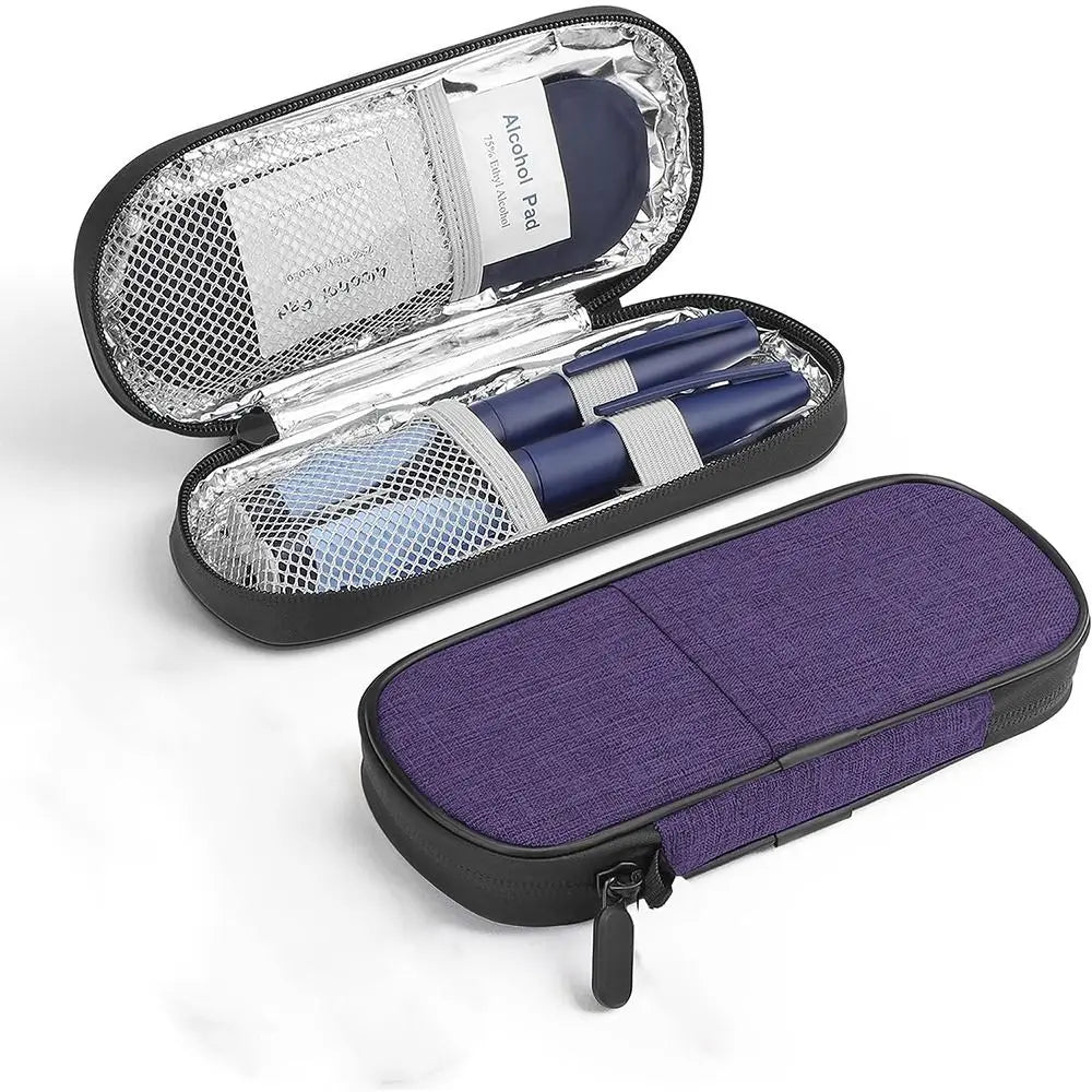 Cyflymder  EVA Insulin Cooling Bag Simple Thermal Insulated Waterproof Pocket Pill Protector Insulin Cooler Diabetics