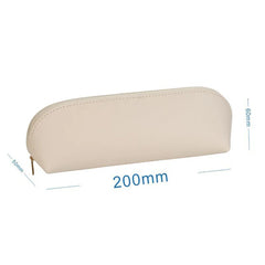 Cyflymder  Simple Pencil Case School Supplies Pencil Pouch PU Leather Trousses Scolaire Stationery Solid Color Estuche Escolar Pencil Cases